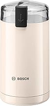 Bosch Coffee Grinder TSM6A017C Stainless Steel Impact Knife Safety Function 180W 75g Bean Container Electric Cream