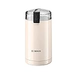 Bosch TSM6A017C Coffee Grinder Stainless Steel Impact Knife Safety Function 180 W 75 g Bean Container Electric Cream