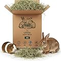 Fearns Farm Guinea Pig & Rabbit Hay Box – 4KG - Timothy Hay for Guinea Pigs, Tortoises, Horses, Alpacas & Small Pets - Organic Fresh Green, First Cut, Dust Extracted, High Fibre, UK Farmed Rabbit Food