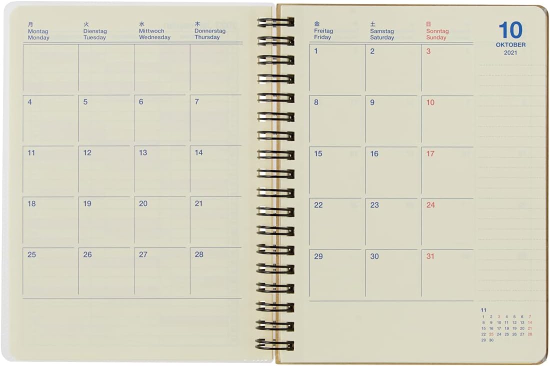 Delphonics Notebook, 2022 Edition/Starting October 2021 (Glay)