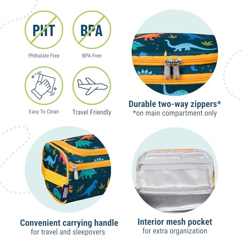 Image of Wildkin Toiletry Bag for Boys and Girls, Ideal for School, Weekend, or Overnight Travel