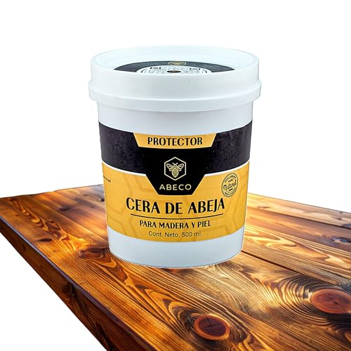 Opiniones de Ceras de abejas los mejores 10. 45 CORTEZA DE CEIBA | CERA DE ABEJA PREMIUM (500 ml) - CERA DE ABEJA PARA MADERA, CERA PARA ZAPATOS, CHAMARRAS, MUEBLES, TABLAS DE PICAR - BEESWAX - CERA GRADO ALIMENTICIO - HECHO EN...