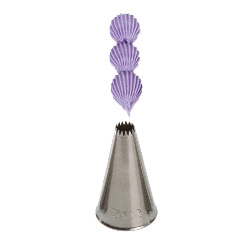 DECORA Blister Nozzle 362, Stainless Steel, Silver, 12 x 7 x 3 cm
