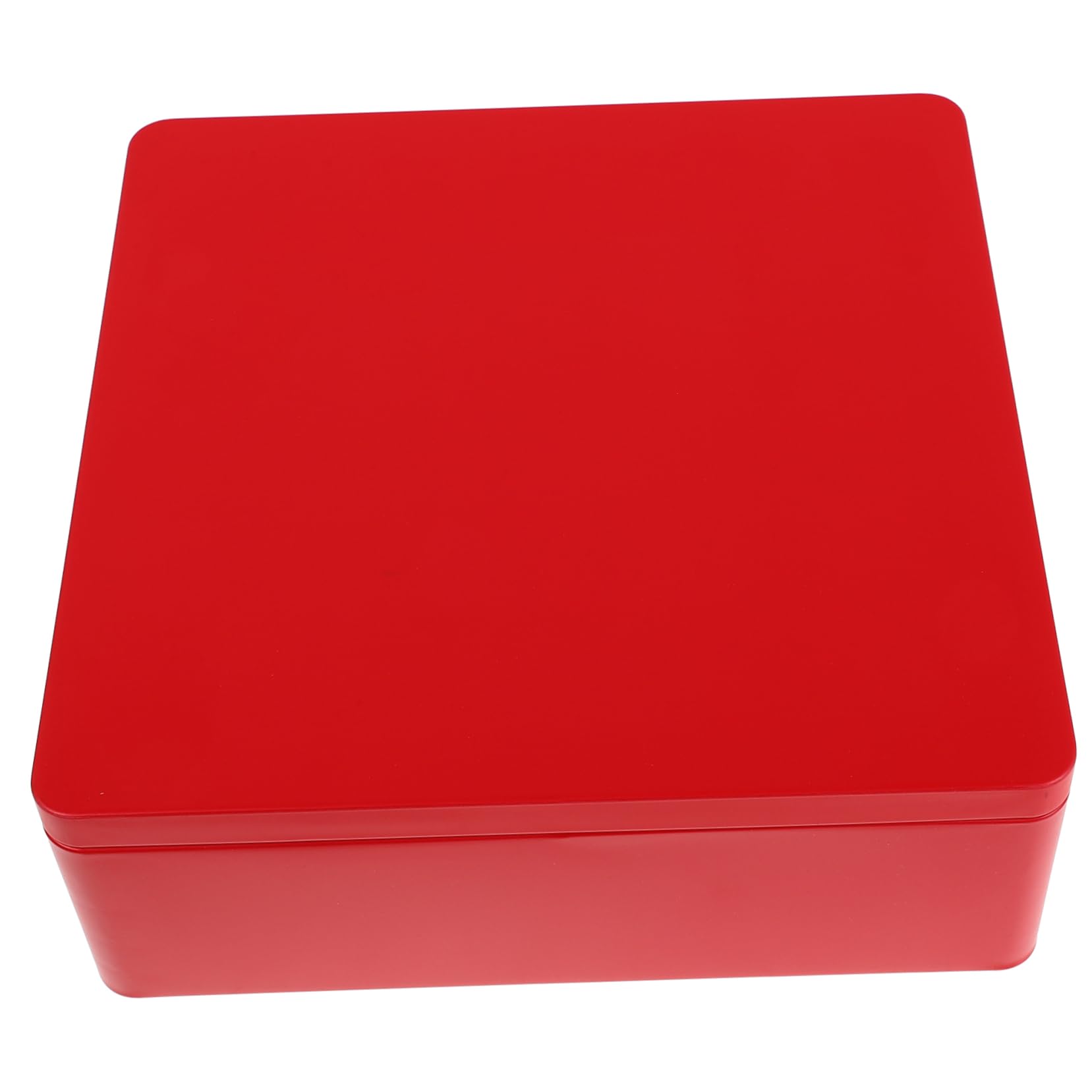 AUTSUPPL Tea Leaf Storage Box Container with Lid for Tea Leaves Candies and Nuts Stylish Square Tin Organizer for Freshness Preservation