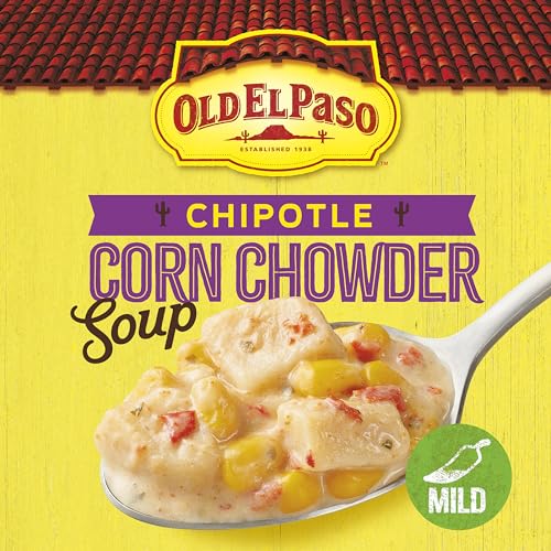 Image of Old El Paso Chipotle Corn Chowder Soup, Ready to Serve Canned Soup, 18.5 oz