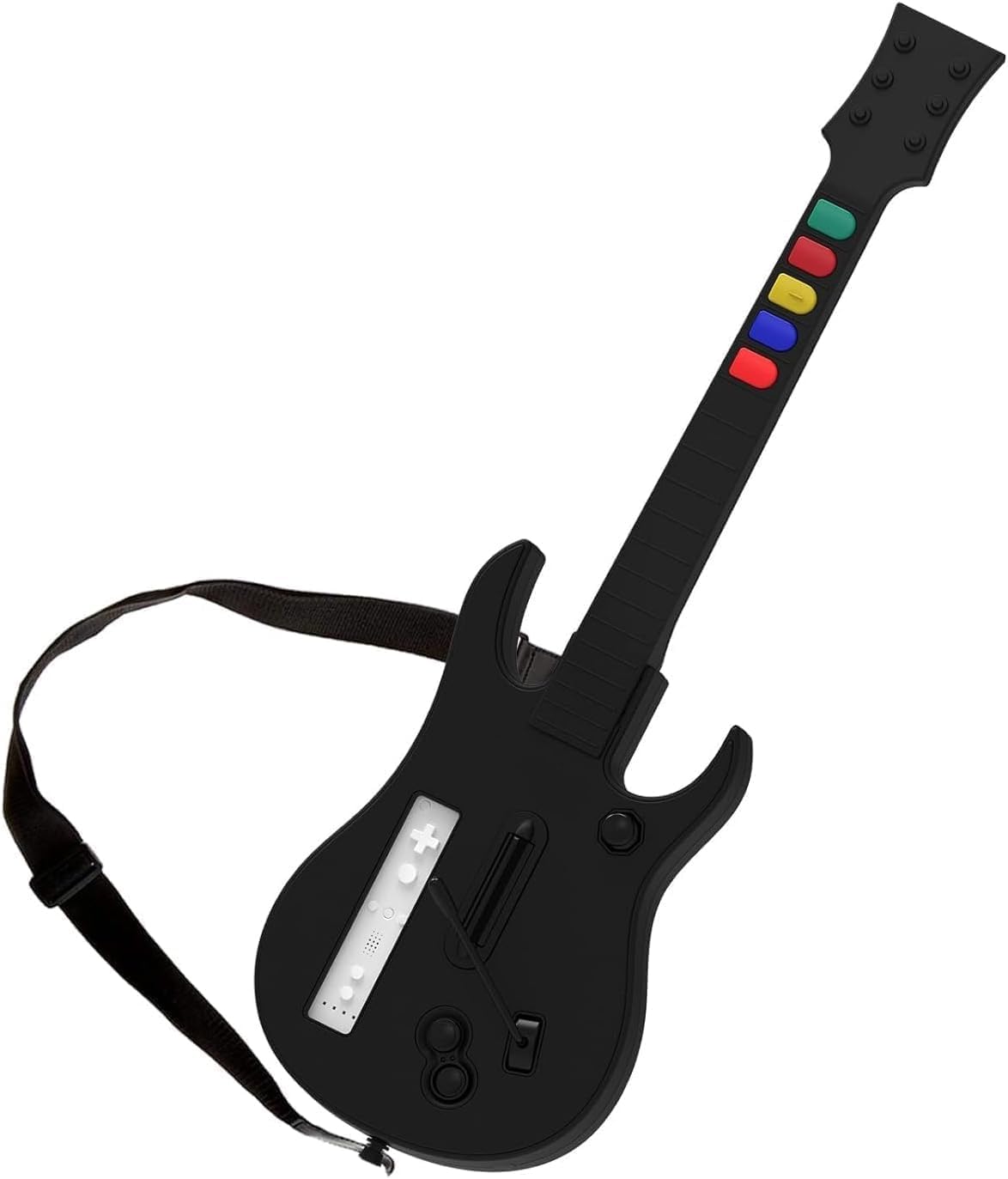 NBCP WII Guitar Hero, Wireless Wii Guitar Controller for WII Guitar Hero Guitar and Rock Band Games, Compatible with all Guitar Hero Games, Rock Band 2, Legends of Rock