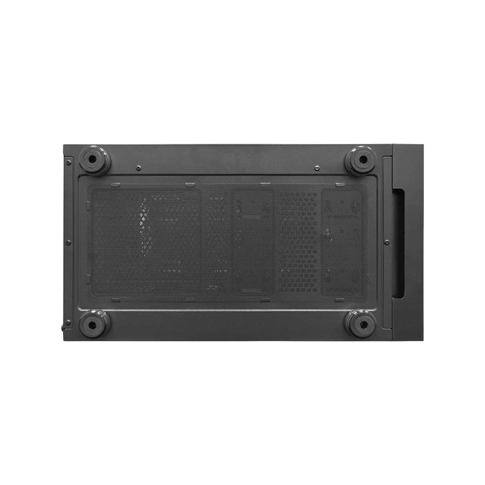 Zolyd Radion - Caja Gaming ATX, Ventana Lateral Completa en Cristal Templado, 4 Ventiladores ARGB incluidos, Frontal Mesh, Soporte Refrigeración Líquida hasta 340mm, Espacio Interno Optimizado, Negro