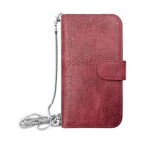 sslink Galaxy S25 FE SM-S731B �Ή� �蒠�^ �X�}�z �P�[�X (���C��) �b�ۃx�l�`�A�� �V���o�[ �`�F�[�� �X�g���b�v �t�� �r���e�[�W�� ����PU���U�[ �X�g���b�v�z�[�� �X�g���b�v�� �V���v�� ������� ���킢�� �A���e�B