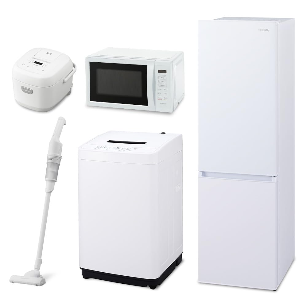 Amazon | 【新生活家電5点セット】アイリスオーヤマ 家電セット 冷蔵庫 