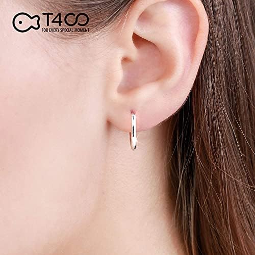 Boucles D'oreilles Créoles Argent 925 - Diamètre 15 à 75 Mm - Polies, Hypoallergéniques - Boîte Cadeau Incluse !