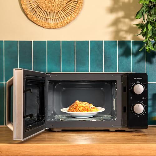Cecotec Mikrowelle Inverter - 19L - Proclean 2010 Inverter. 700W, 19 Liter Fassungsvermögen, 5 Leistungsstufen, Drehteller mit 245 mm Durchmesser, Timer bis zu 30 Minuten und akustischer Signalgeber. - 0