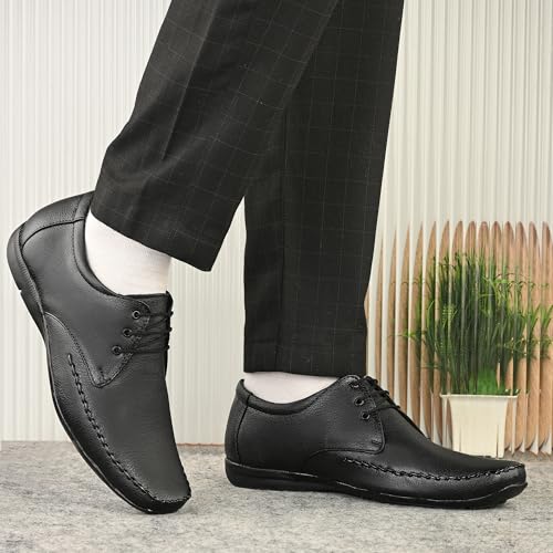 Image of Centrino Formal Shoe for Men | Cushioned Insole for Better Comfort | Stylish Lace-Up for Boys | Perfect for Office Wear & Formal Dress (9786)
