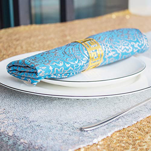 Hmqiang Silver Table Runner 12"X72" Sequin Table Runner Party Decor Glitter Table Linens Runner Sparkly Dinner Party Supplies Fabric For Baby Bridal Shower Holiday Celebrations #TOP2