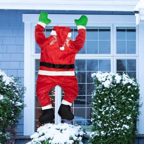 Papá Noel de 110 cm para decoración navideña exterior e interior de casas 4