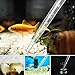 Qulkws Aquarium Cleaning Dropper, 30ml Aquarium Clean Pipette Dropper, Manual Fish Tank Water Changer, Gravel Cleaning Straw, Fish Tank Cleaning-Tool, Feeder Pipette (Blue)