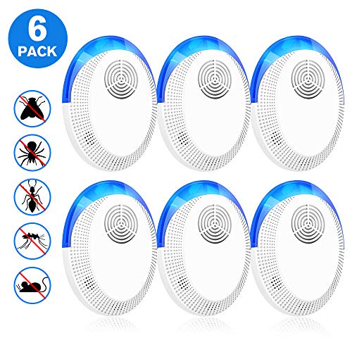Preisvergleich Produktbild BO-sense Ultraschall-Schädlingsbekämpfer, Schädlingsbekämpfung Ultraschall-Insektenschutzmittel, elektronisches Mückenschutz-Schädlingsbekämpfungs... für Ratten, Motten, Mäuse, Ameisen (6 PCS)