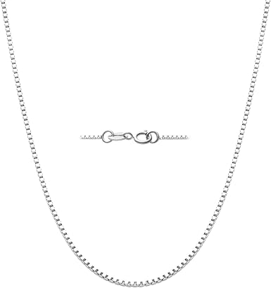 925 Sterling Silver Rope Chain Necklace 