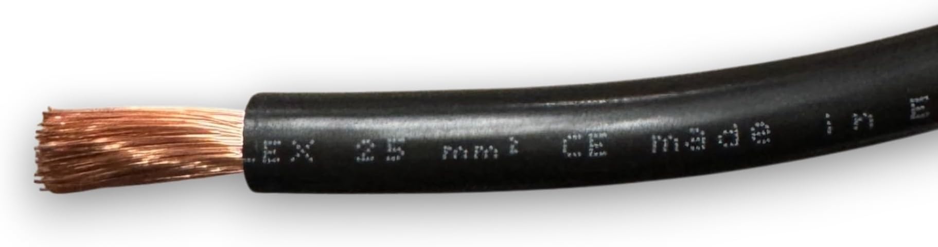 Red & Black Battery/Starter/Welding Flexible PVC Cable Wire 110/170/345 Amp 16mm 25mm 35mm by MKGT® (25mm² Black, 3 Meters)