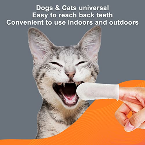 yadee Dog Teeth Cleaning Finger Wipes, 100Pcs Dog Dental Care Wipes for Cats and Dogs, Pet Oral Cleansing Presoaked⊠- Image 6