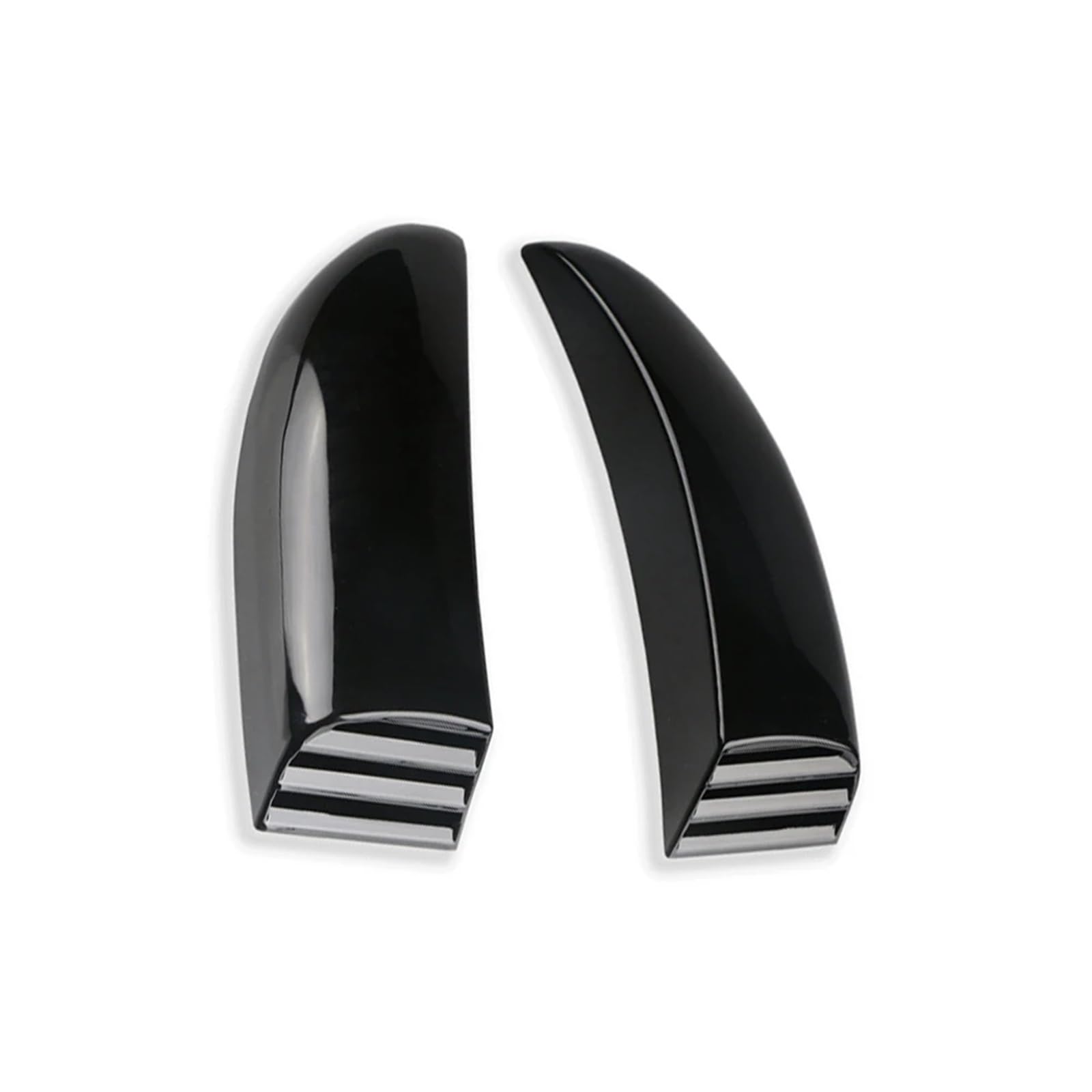 Conductos de refrigeración de aire de pinza Conductos de aire de refrigeración del disco delantero y enfriador de pinza de freno compatibles con Kawasaki ZX10R, ZX6R, ZX-10R, ZX-6R.(Glossy Black)