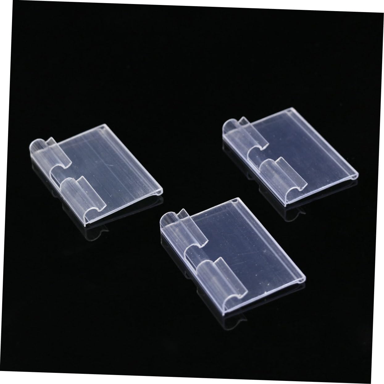 Angoily 4 Set Supporti Per Etichette Prezzi Espositori Per Negozio E Facili Utilizzare E Resistenti Ottimi Per Scaffali E Contenitori Stoccaggio 50 Pezzi*4