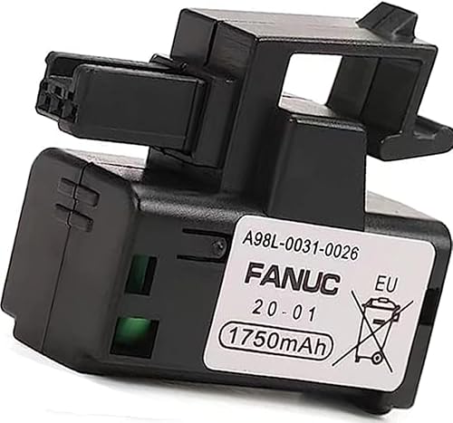 Miniatura 2 de Paquete de 6: A98L-0031-0026 Batería 3V 1750mAh PLC Batería para FANUC CNC controlador de máquina, repuesto para FANUC A02B-0309-K102