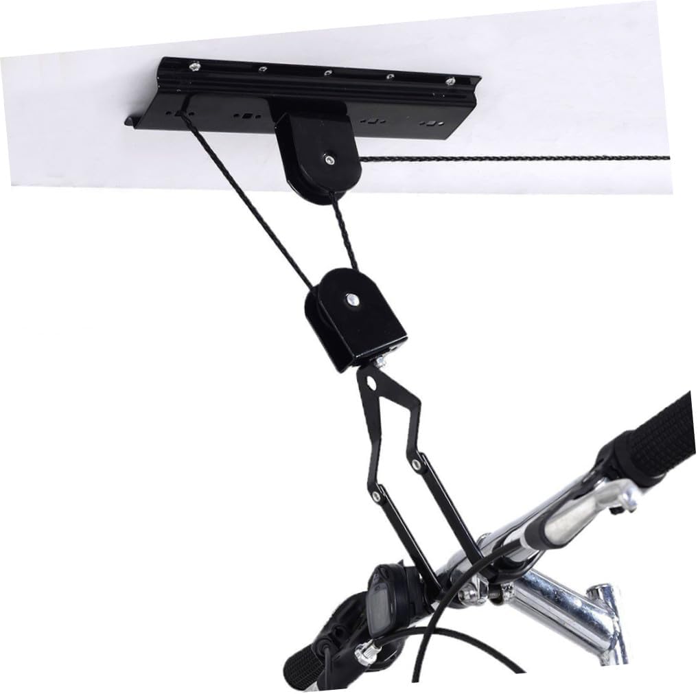 BESPORTBLE Bike Wall Stand Wall Mounted Car Rack Steel Bike Hangers for Garage Quick Install (random Rope)