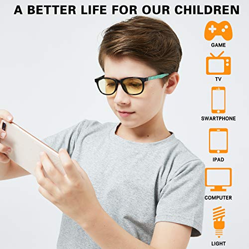 Duco Blue Light Glasses For Kids Boys Girls Blue Ray Blocking Glasses Cute Computer Gaming Tv Glasses For Children K015 #TOP1