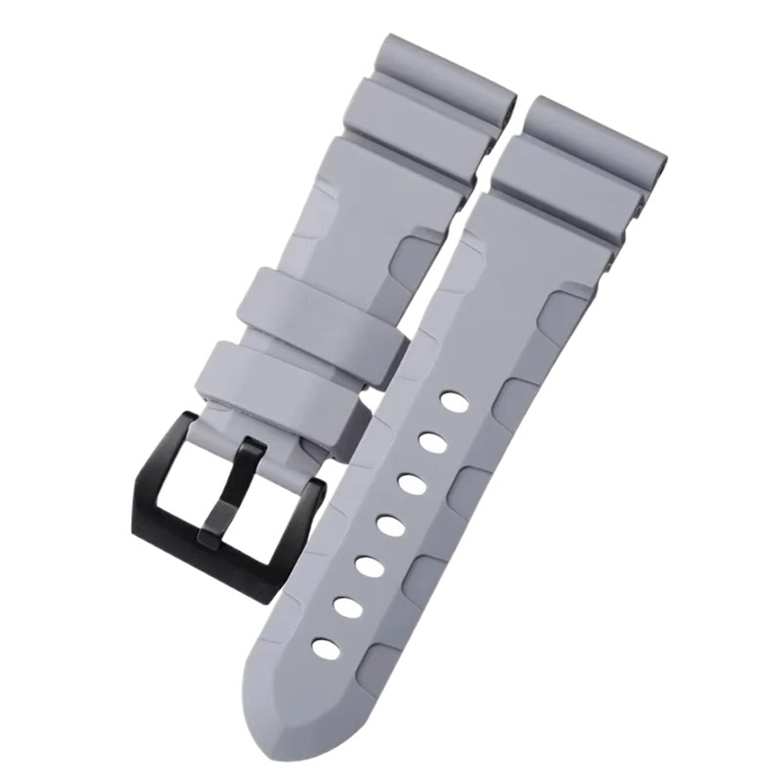 SERDAS Sostituisci il cinturino in silicone per cinturino Panerai Cinturino da 24 mm 26 mm Cinturino in gomma Sport Cinturino impermeabile con cinturino da polso