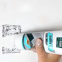 Rolo de Pintura Pequeno para Parede Interior, Tinta Branca, Reparo de Grafite
