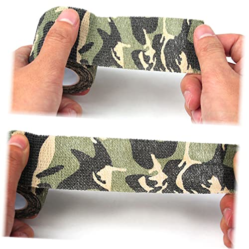 CORHAD 12 Pçs Bandagens Elásticas Fita Adesiva Bandagem De Dedo Fita De Camuflagem Autoadesiva Banda