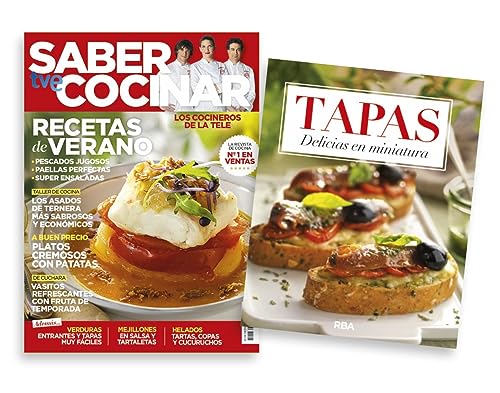 Pack Revista Saber Cocinar #113 | Revista recetas de verano + Libro: Tapas, delicias en miniatura