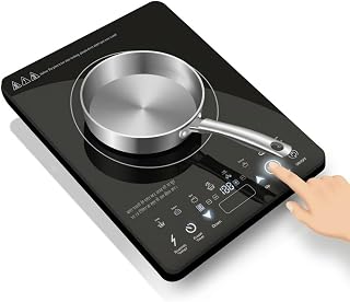 Drumstone 2000W Induction Cooktop Portable Electric Cooking Stove with Touch Control Multiple Cooking Modes Fast Heating Energy Efficient Cooktop for Home Kitchen Office Hostel