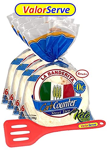 La Banderita Carb CounterÂ® Street Taco Flour Tortillas - 0g Net Carbs - Keto Friendly - 4.5
