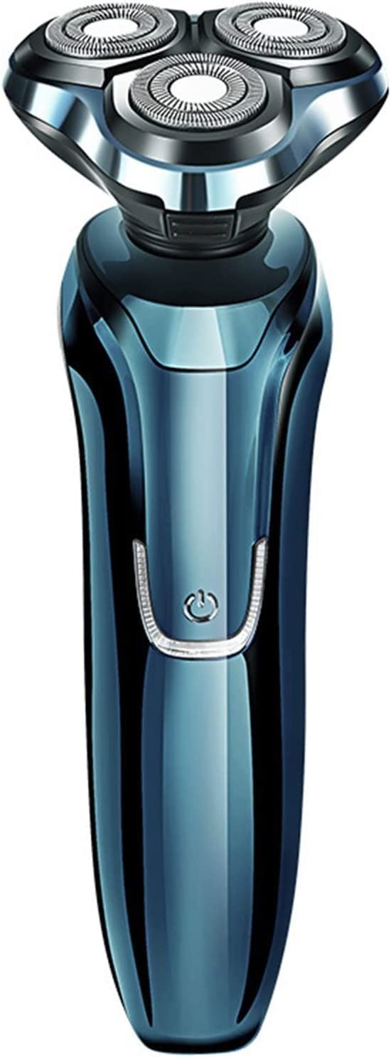 GeRRiT Heads Floating Shaving Hair Razor USB Rechargeable Electric Shaver Grooming Kit Dry Wet Waterproof Cordless Rotary Shavers