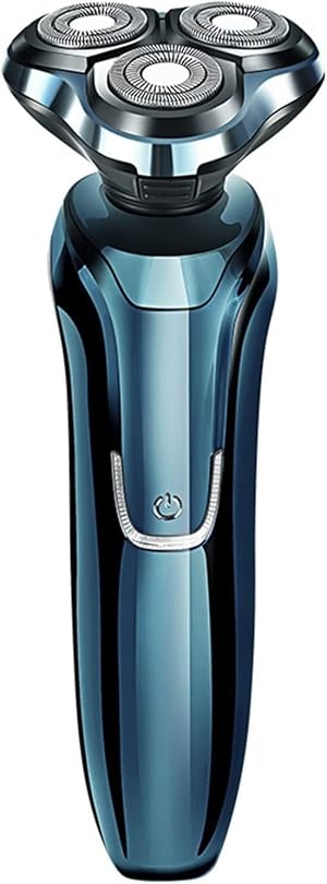 GeRRiT Heads Floating Shaving Hair Razor USB Rechargeable Electric Shaver Grooming Kit Dry Wet Waterproof Cordless Rotary Shavers