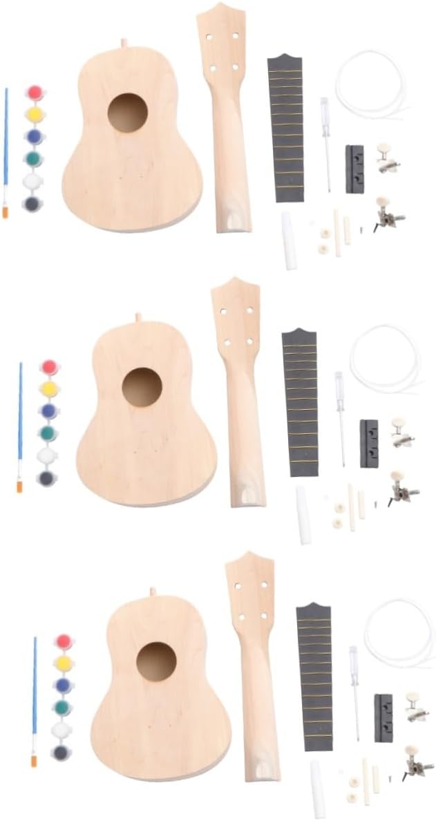 3 Sets 21 ukulele building kit mini guitar soprano ukulele
