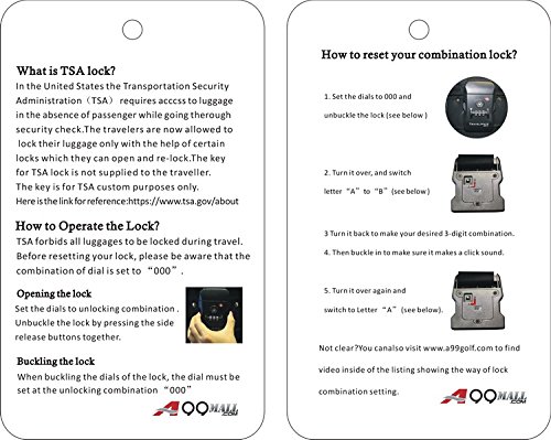A99Golf Travel Mate with Cover Skin Wheeled W. TSA Lock Air Porter Golf Travel Bag cart Bag Golf Bags Travel Cover(Blk/Red)