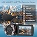 4K-Camcorder, 64 MP 30 fps Vlogging-Kamera mit kabellosem Mikrofon für YouTube, Ultra HD 7,6 cm Flipscreen, 21 x Digitalzoom Videorecorder-Kamera mit 64 GB SD-Karte, Fernbedienung und 2 Batterie