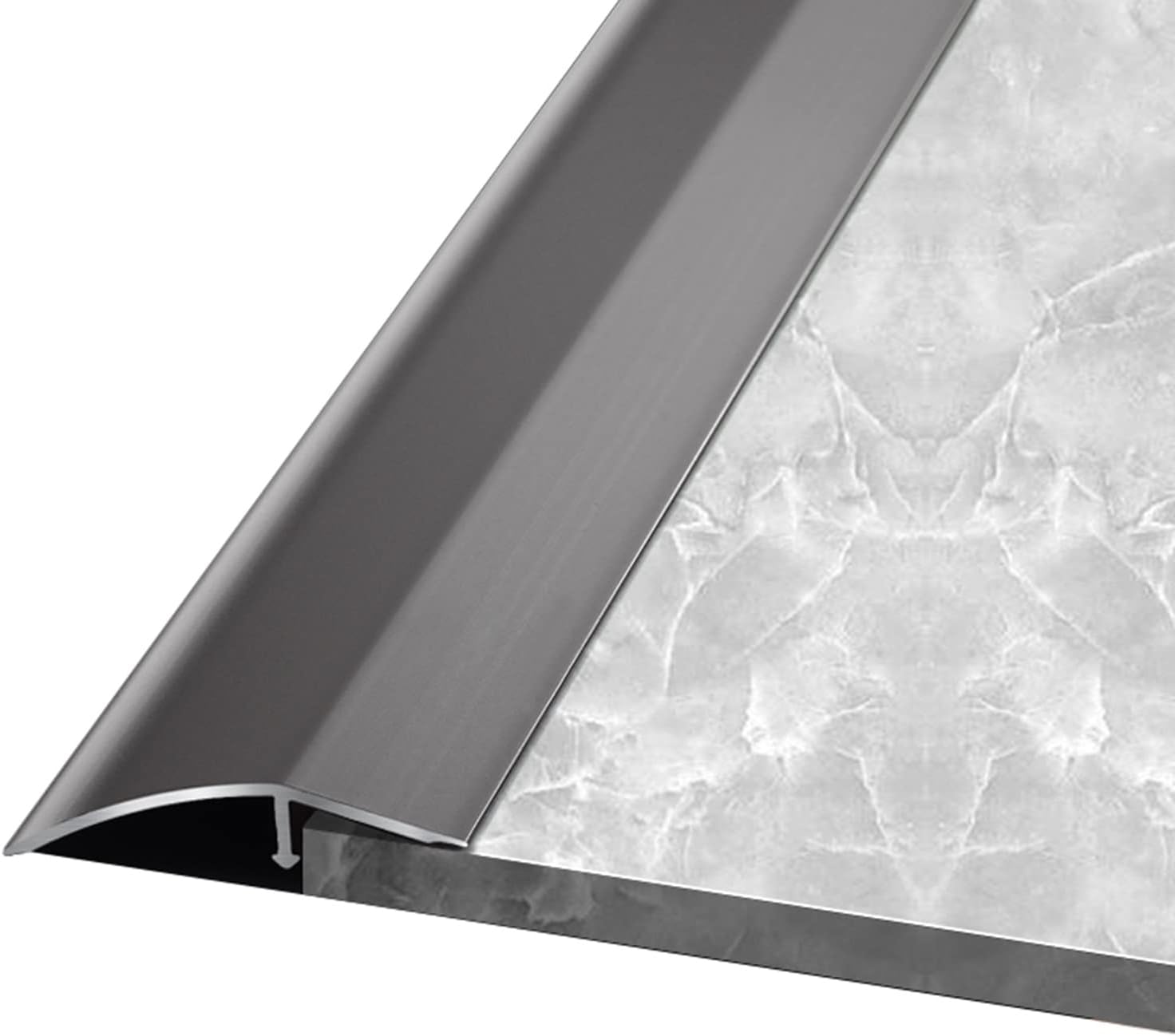 Floor Transition Strip 90cm Long Threshold Strip, Tile to Wood Flooring Transition