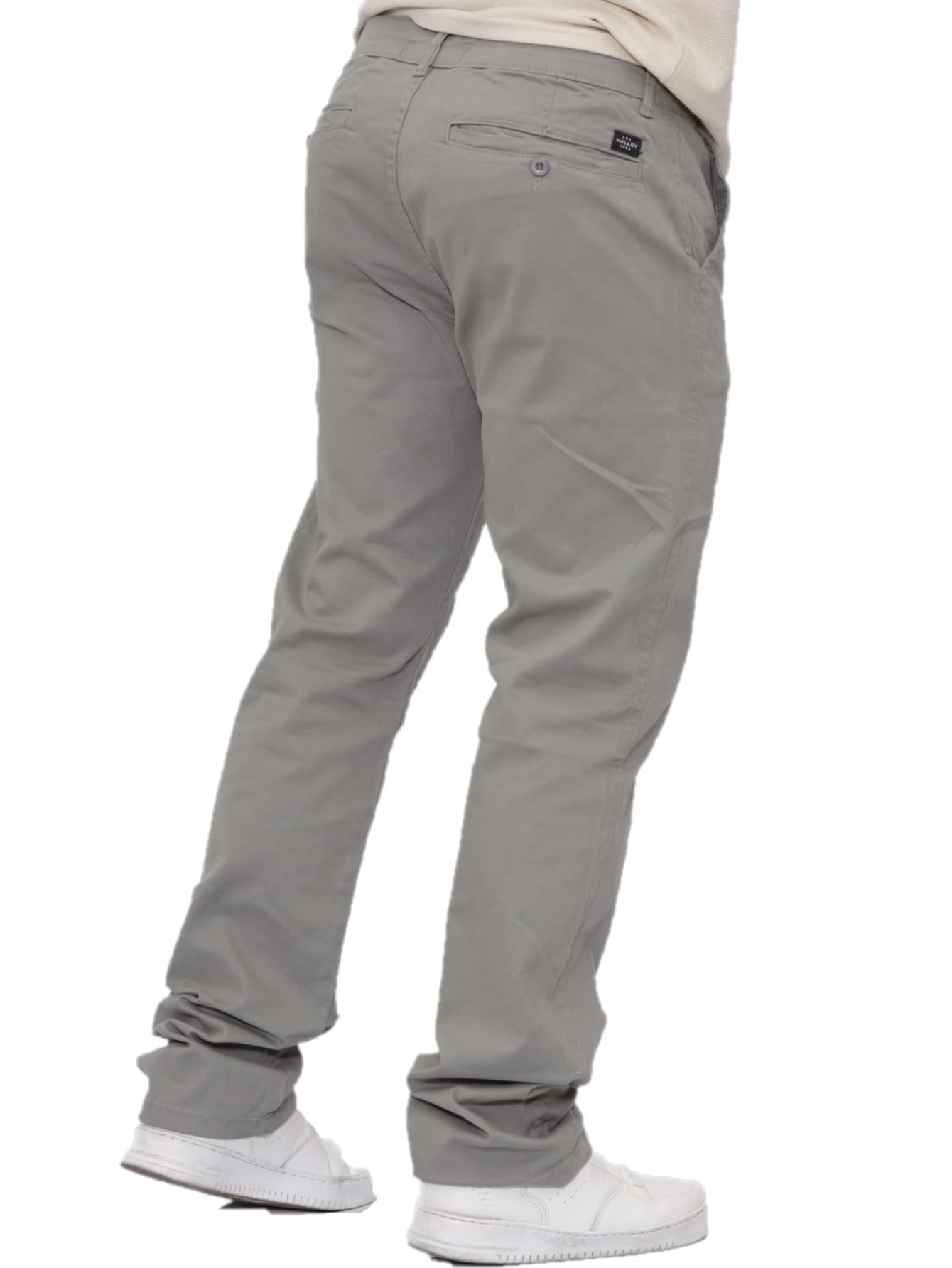 Calça Masculino Reto Sarja Elastano Esporte Fino Chino Malloy