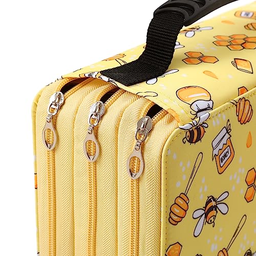 Image of 102 Slots Marker Pen Organizer Case w /Handle