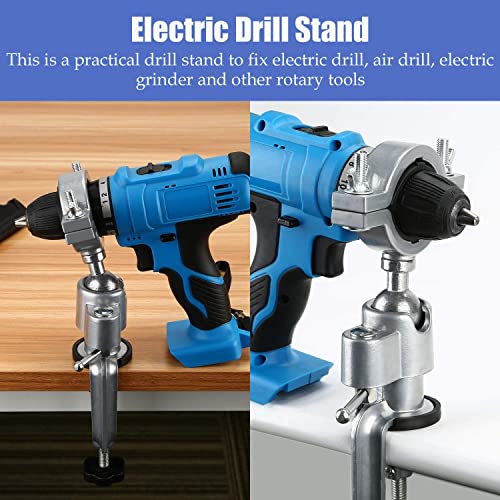 Sutekus Bench Clamp Vise 360 Degree Electric Drill Stand Holder Universal Grinder Holder For DIY Work Jewelry Making - Image 6