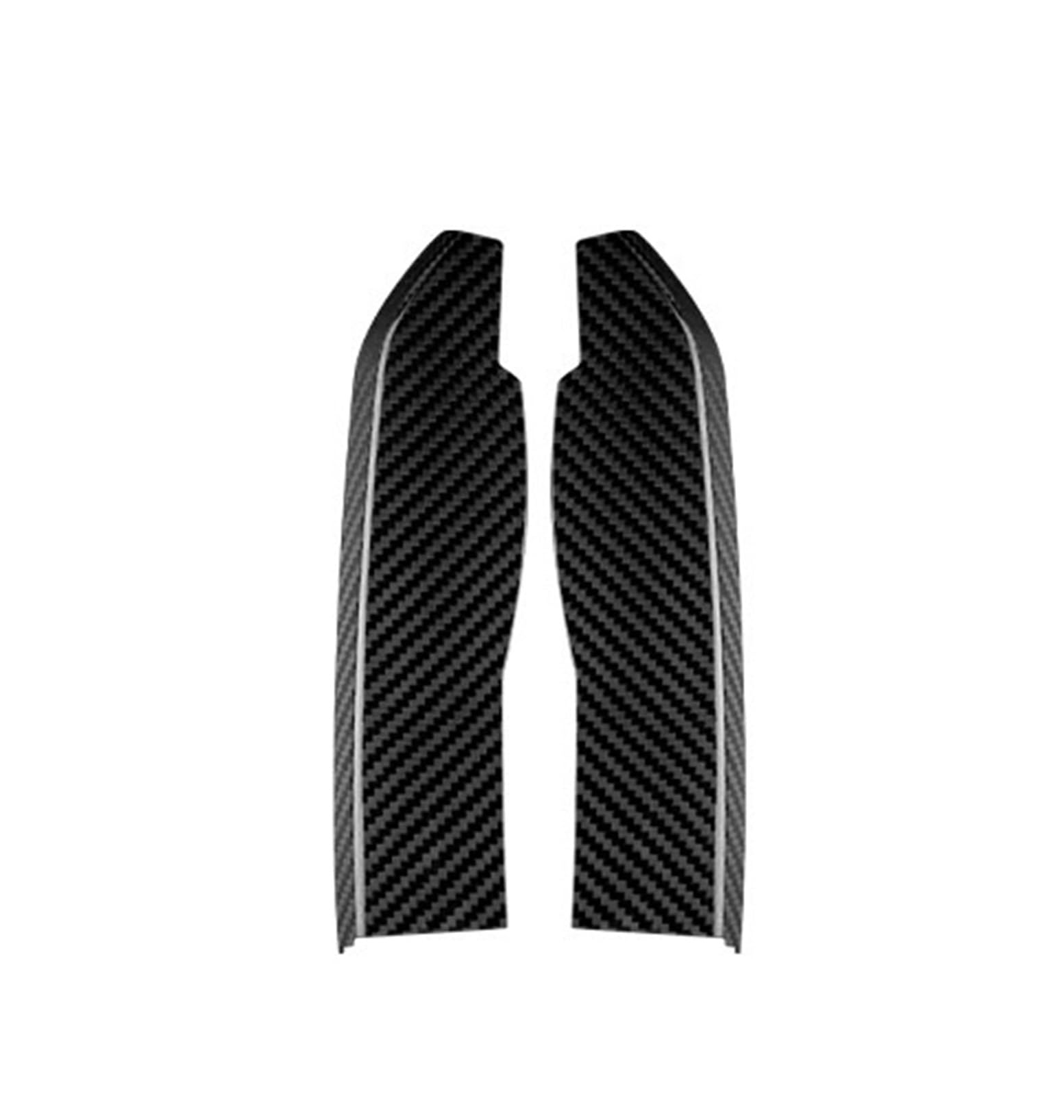 Car Interior Moulding Trim for Subaru for BRZ 2013-2020 Real Hard Carbon Fiber Interior Trim Car Central Control Decoration Cover Sticker Interior Accessories(Black Center Control)