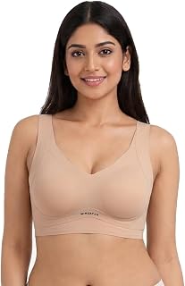 Neellohit Women’s Padded Sports Bra | Full Back Coverage Push Up Gym Bra | Slip-On Fitness Workout Yoga Bralette | Wirefre... Price In India