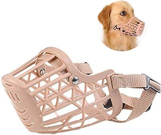 NICO SEE WONDER Adjusting Pet Dog Muzzle Plastic Strong Dogs Muzzle Basket Anti-Biting Dog Mouth Mask