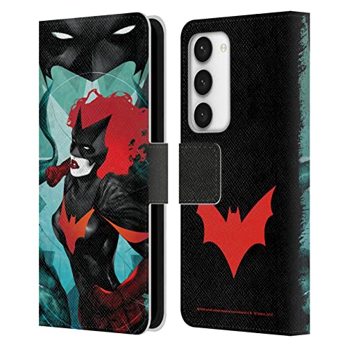 Funda de cuero tipo libro de Batwoman para Samsung Galaxy S23 5G carcasa Batman DC Comics #9