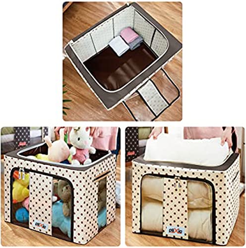 Image of PLIXIO under bed storage (24 - Ltr Pack of 2, Brown)