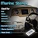 Pyle Marine Stereo Receiver Speaker Kit - In-Dash LCD Digital Console Built-in Bluetooth & Microphone 6.5” Waterproof Speakers (4) w/ MP3/USB/SD/AUX/FM Radio Reader & Remote Control -PLCDBT85MRW