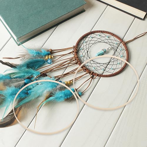 Aros de bambú para manualidades de 40cm perfectos para crear guirnaldas festivas vintage 6